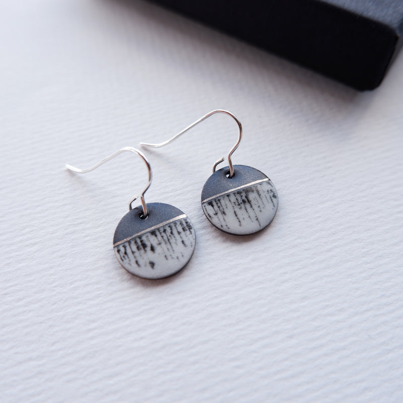Ink Drip Drop Earrings