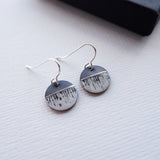 Ink Drip Drop Earrings