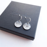 Ink Drip Drop Earrings
