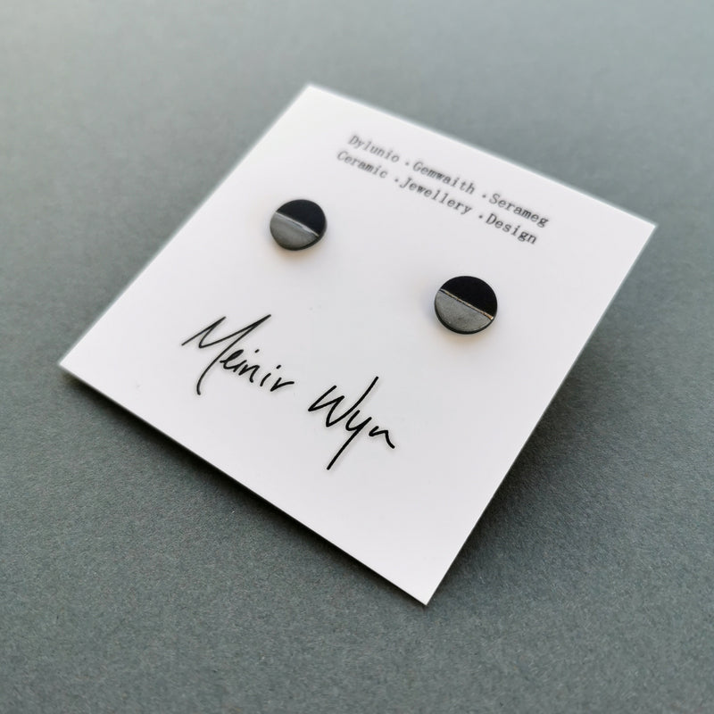 Gray & Black Studs
