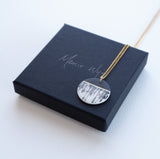 Gold Ink Drip Necklace