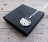 Black & White Spotted Necklace